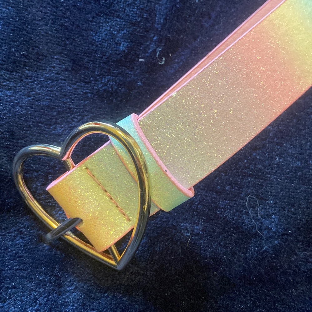 Rainbow Heart Belt